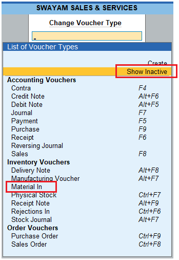 16-2-GST Invoice Support for Material in Voucher in TallyPrime-3