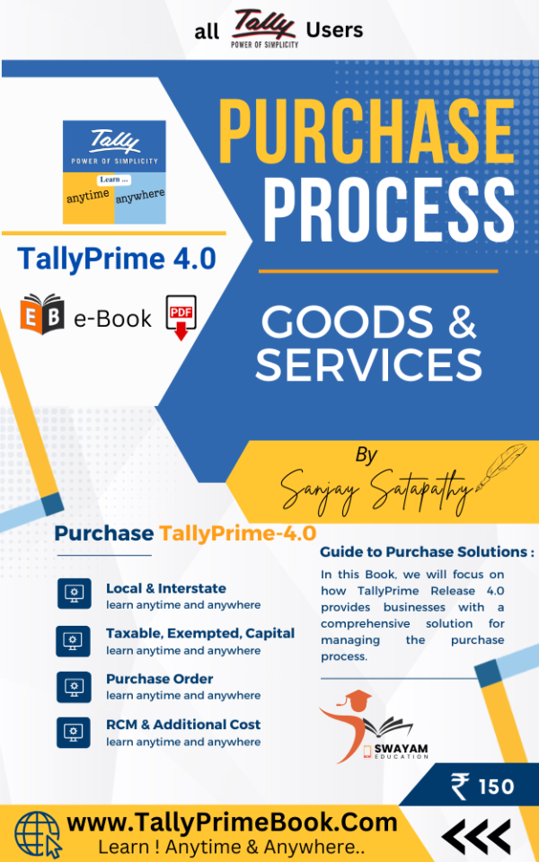 Purchase Process in TallyPrime-4.0-Book-Front Cover
