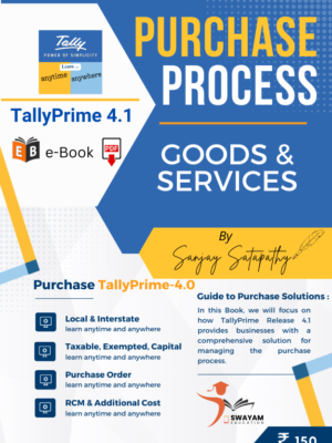 Purchase Process in TallyPrime-4.1-Book-Front Cover
