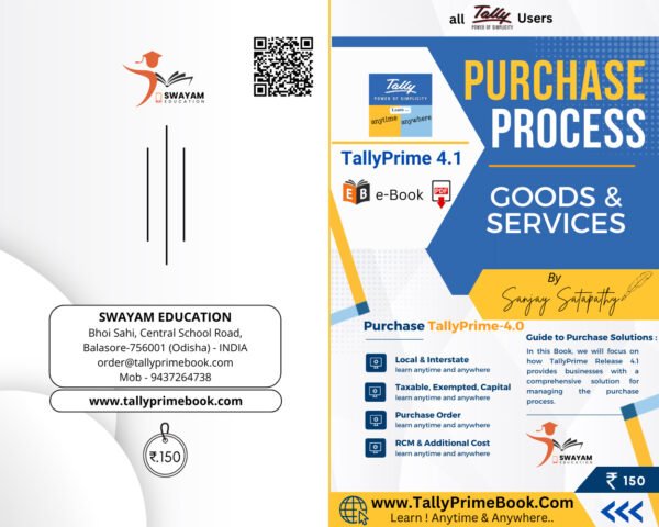 Purchase Process in TallyPrime-4.1-Book-Full Cover