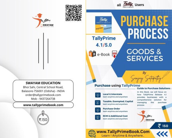 Purchase Process using TallyPrime-4 and 5 e-Book-PDF