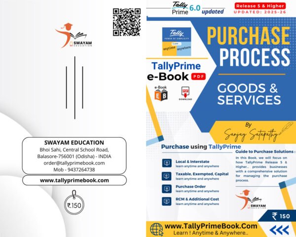 TallyPrime 6- 'Purchase Process' of Goods and Services [e-Book (PDF)]