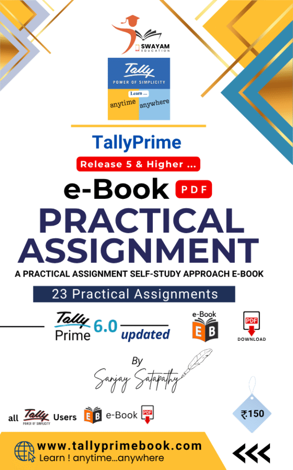 Practical Assignment on TallyPrime 6-[e-Book (PDF) - Download]