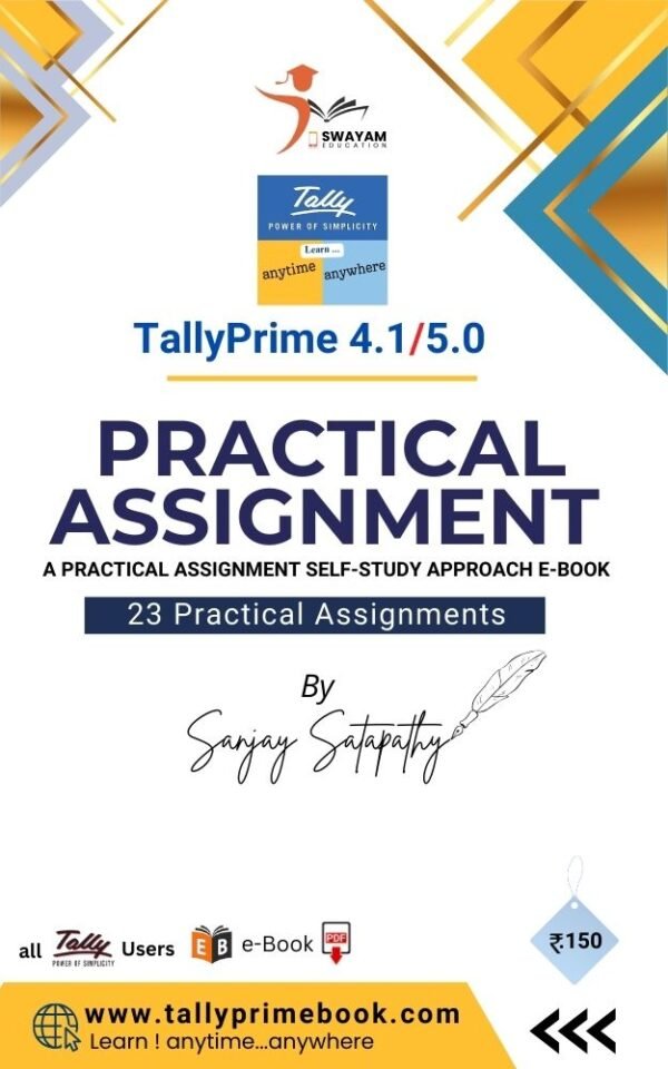 Practical Assignments on TallyPrime-4 and 5 e-Book-PDF