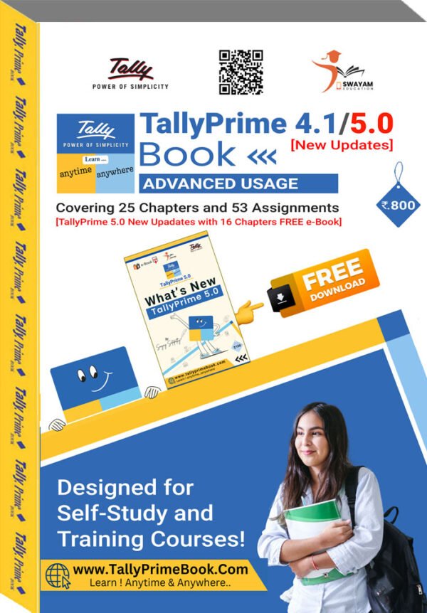 TallyPrime Book (Advanced Usage)-Rel-4 and 5-Front Cover Page