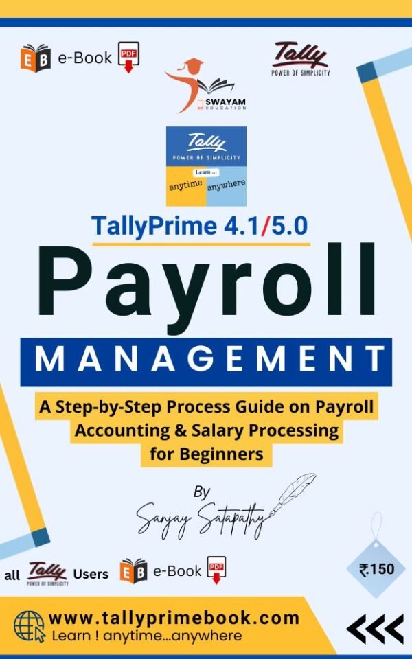 Payroll Management using TallyPrime-4 and 5 e-Book-PDF