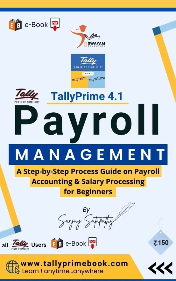 Payroll Management using TallyPrime 4.1 (e-Book -PDF) Download
