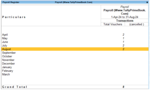 Payroll Statement Reports using TallyPrime – TallyPrime Book (Tutorial ...