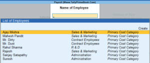 Payroll Statement Reports using TallyPrime – TallyPrime Book (Tutorial ...