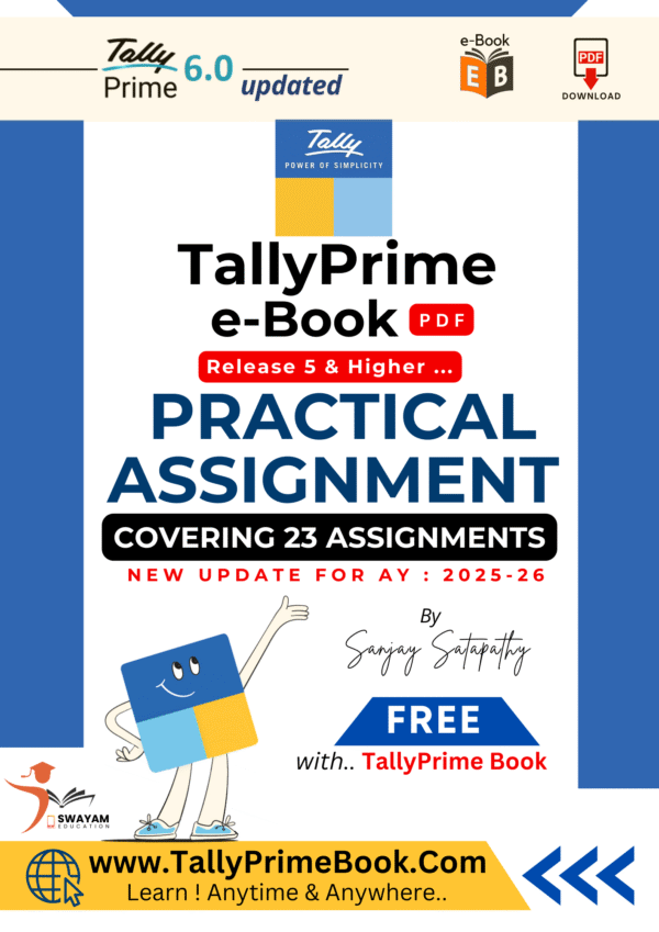 TallyPrime 6 Practical Assignments Free e-Book PDF