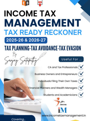 Income Tax Management-Tax Ready Reckoner [e-Book (PDF)] (AYs 2025-26 & 2026-27]