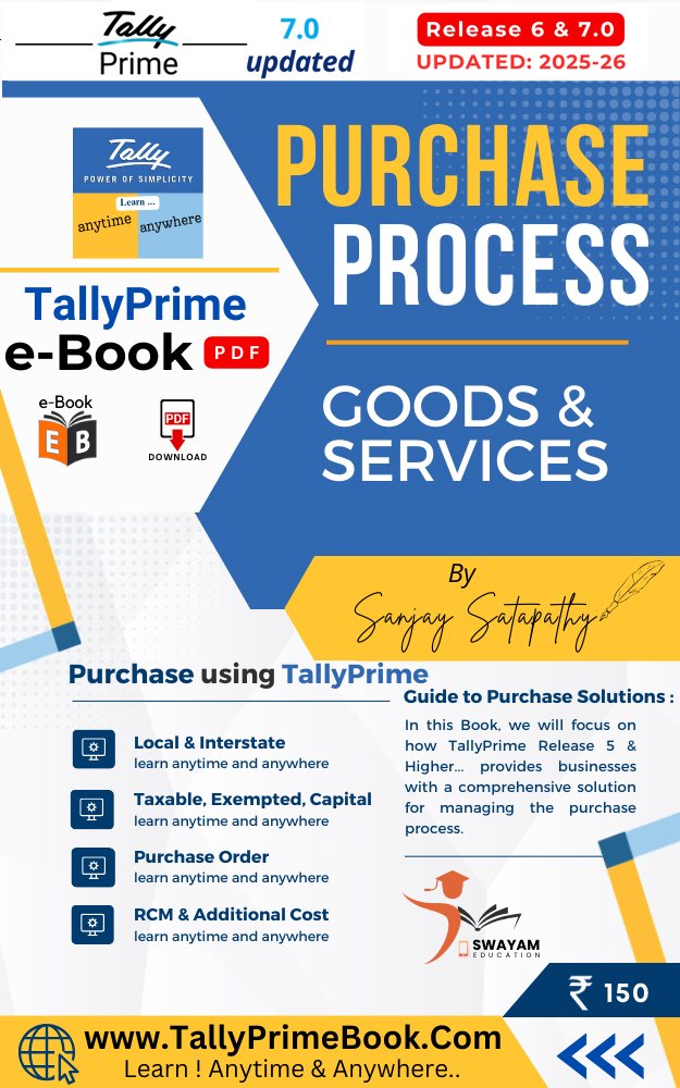 TallyPrime 7-Purchase Process of Goods and Services [e-Book (PDF)]